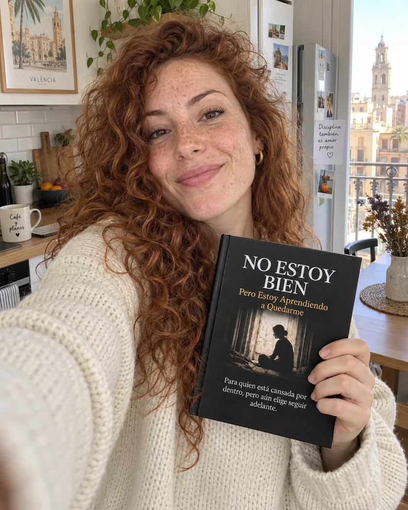 Lectora del libro No Estoy Bien en México